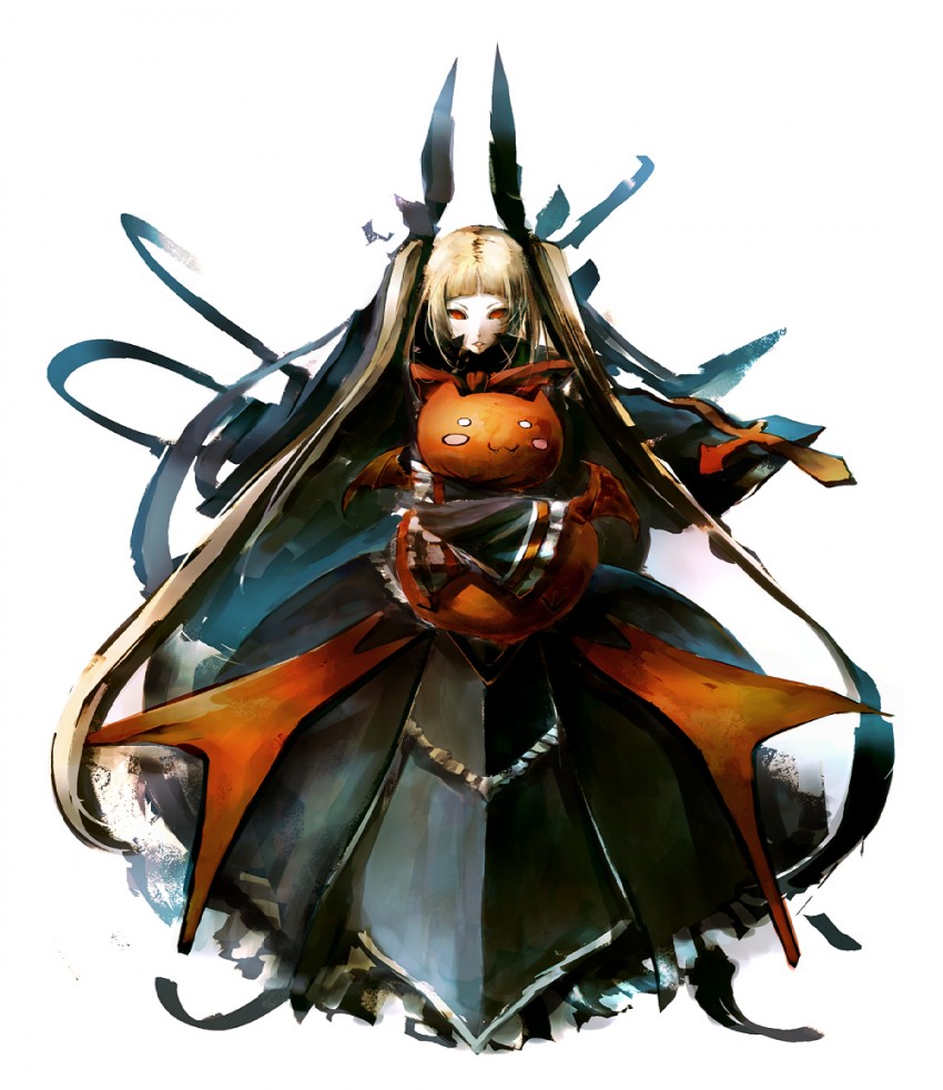 rachel alucard and gii (blazblue) drawn by iori_yakatabako