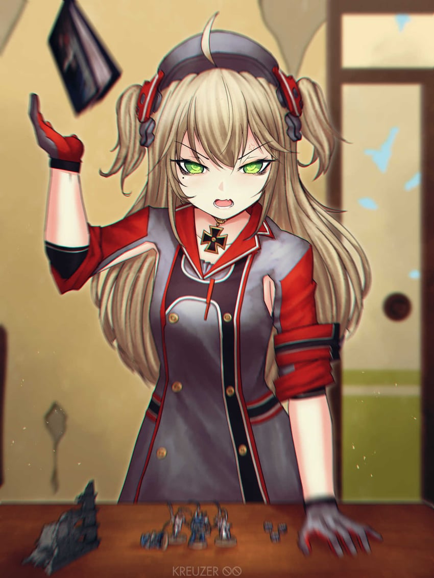 admiral hipper (azur lane and 1 more) drawn by kreuzer_00