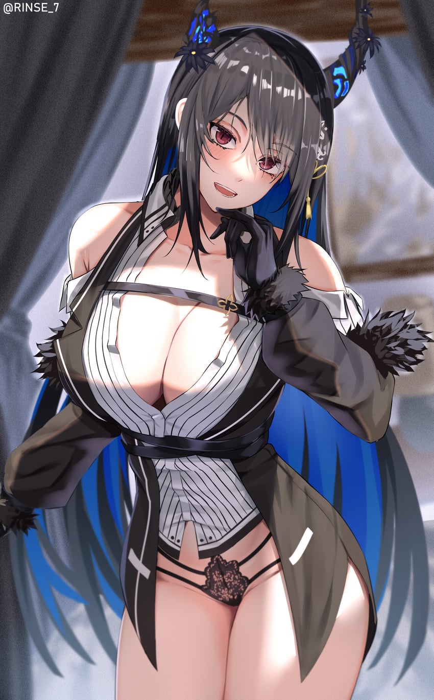 nerissa ravencroft (hololive and 1 more) drawn by rinse_7
