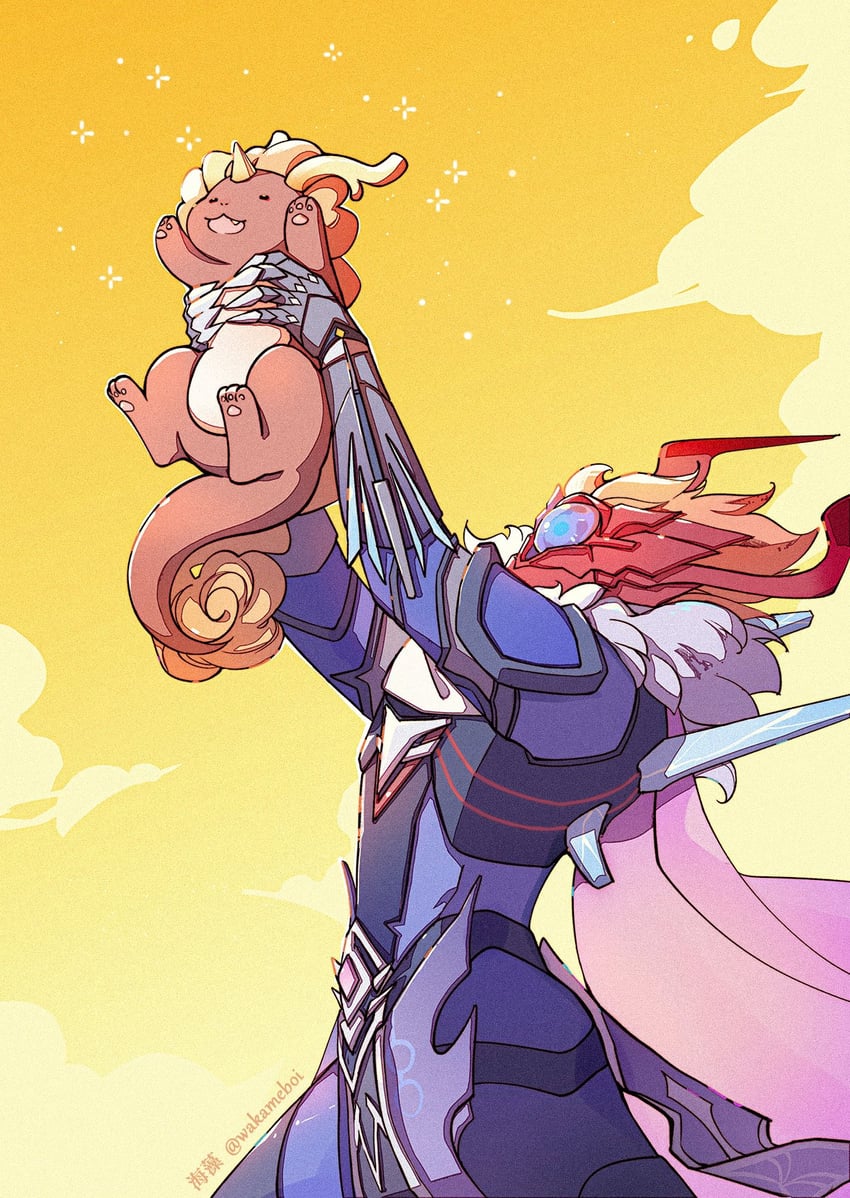 rex lapis and tartaglia (genshin impact and 1 more) drawn by wakameboi