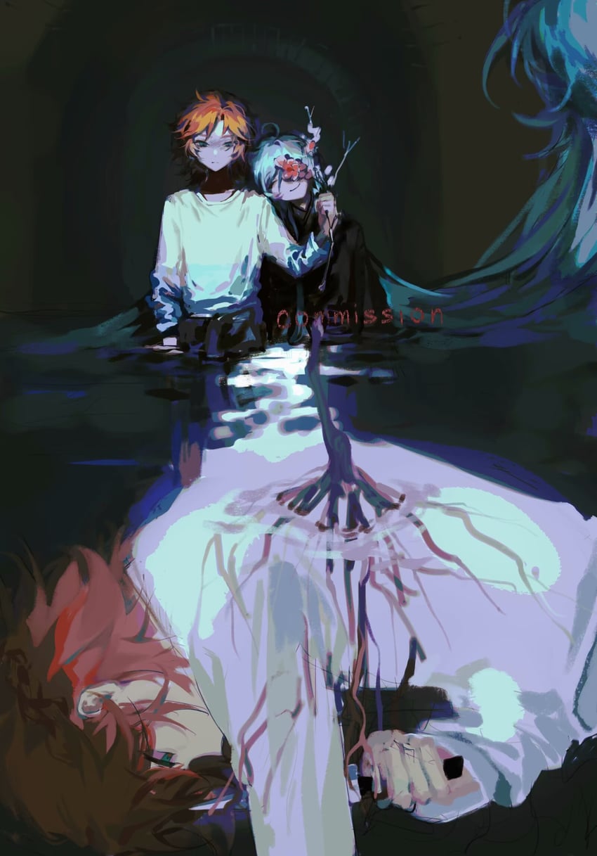 shinkai kanata and mikejima madara (ensemble stars!) drawn by shengyiyi