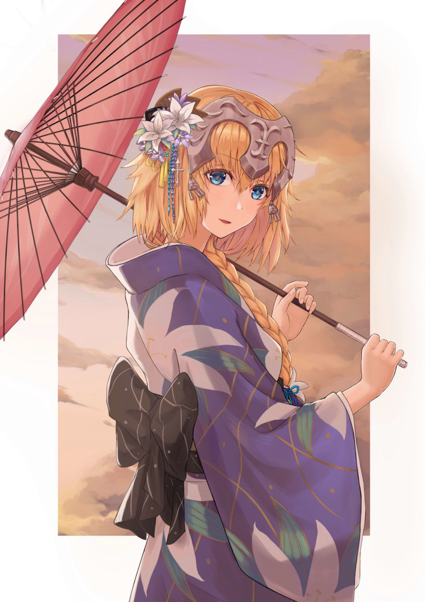 jeanne d'arc (fate and 2 more) drawn by shiko_(pixiv3834224)