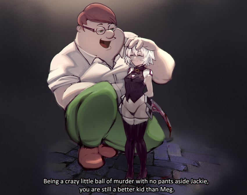 jack the ripper and peter griffin (fate and 3 more) drawn by kowai_(iamkowai)