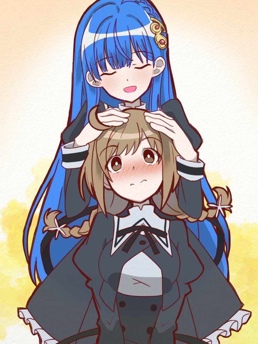 rokkaku shiori and taniguchi hijiri (assault lily) drawn by digamma