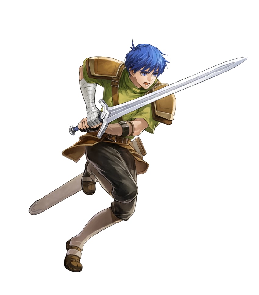 ogier (fire emblem and 2 more) drawn by uroko_(mnr)
