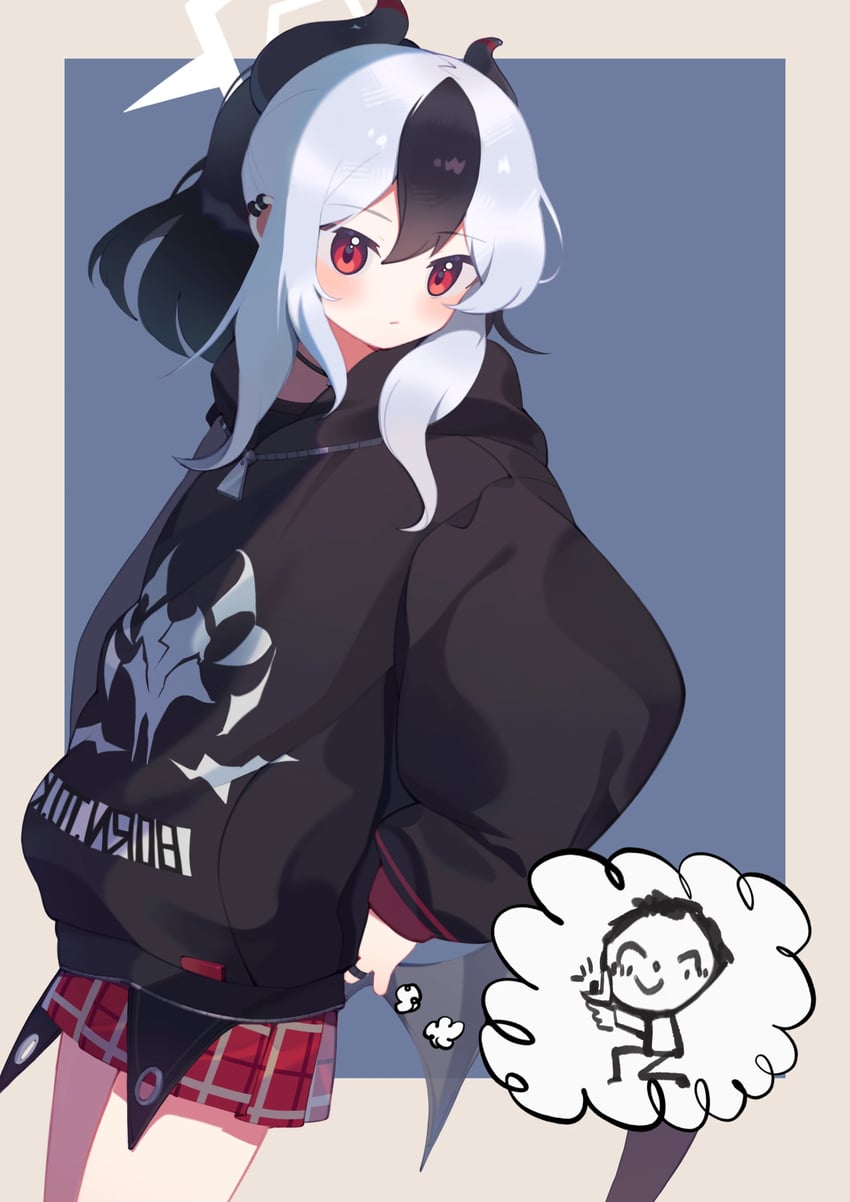 sensei, doodle sensei, and kayoko (blue archive) drawn by teoskyrios