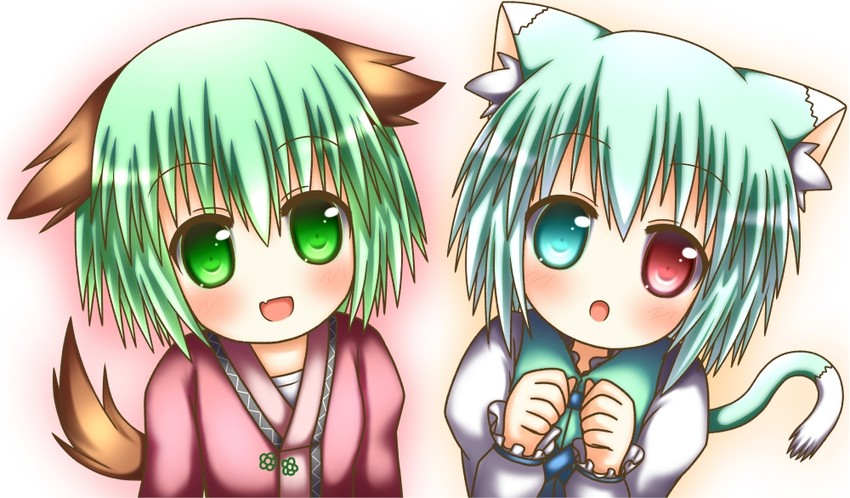 tatara kogasa and kasodani kyouko (touhou) drawn by hestia_(neko_itachi)