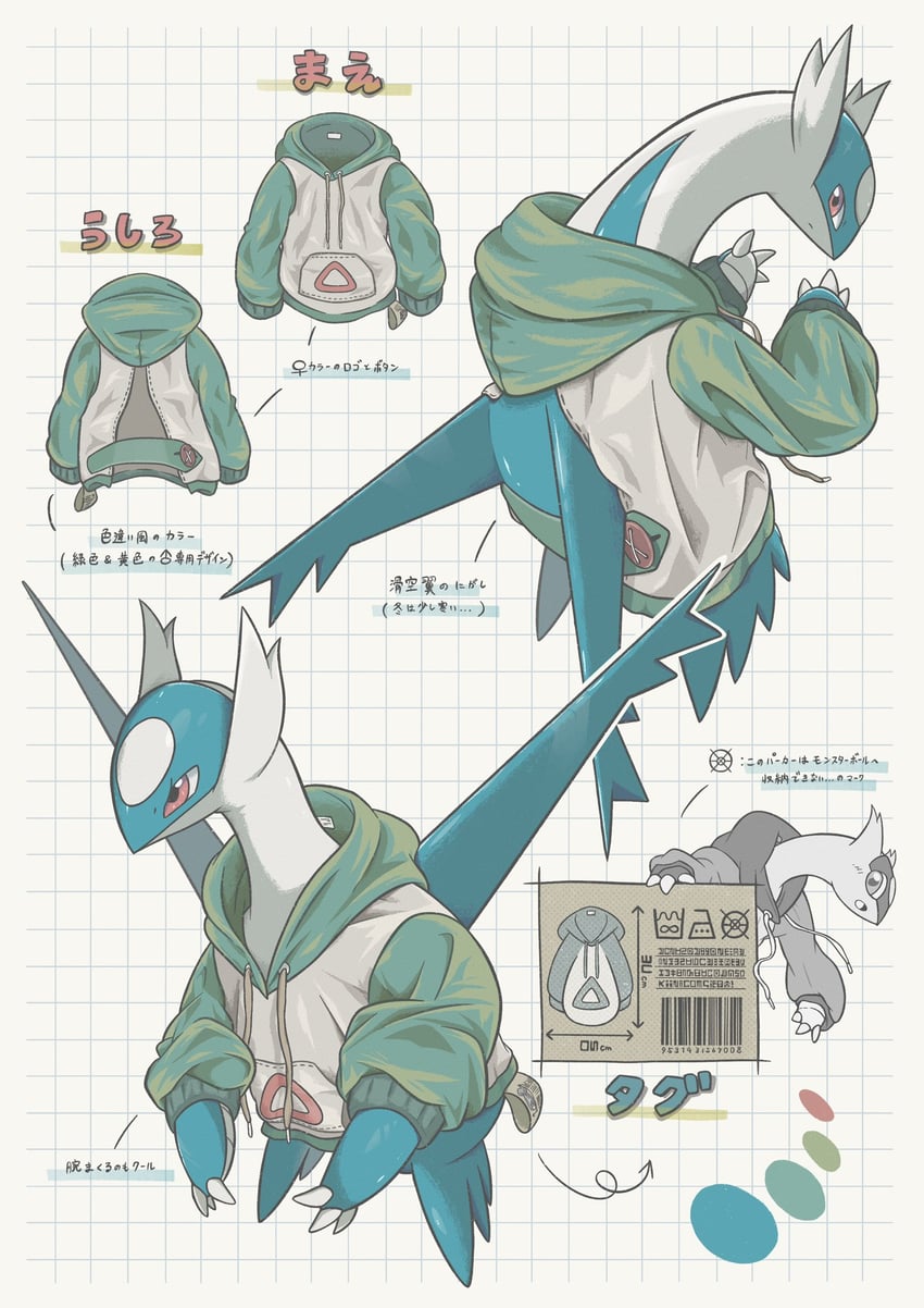 latias and latios (pokemon) drawn by komugicorn