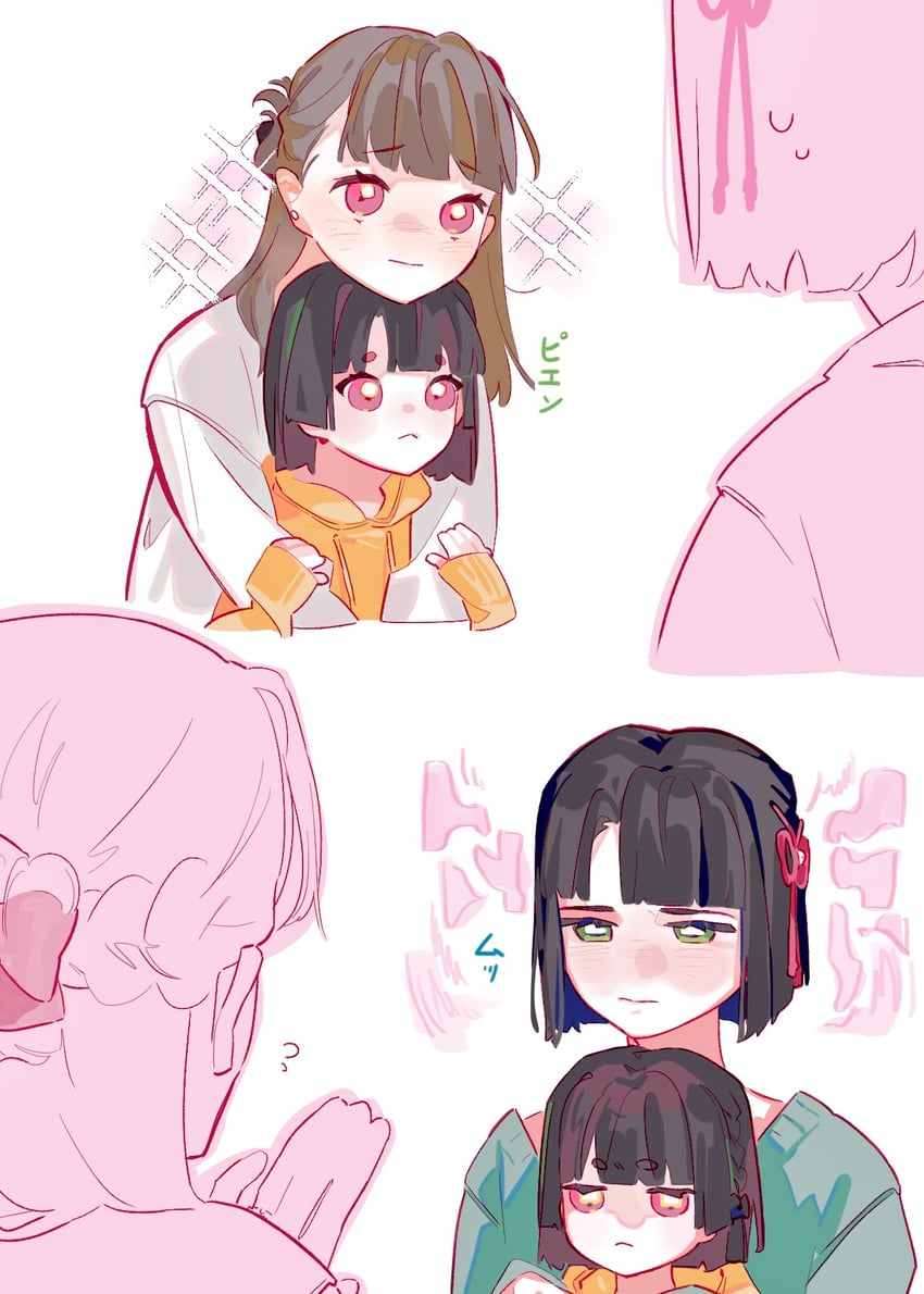 momose ginko and kachimachi kosuzu (love live! and 1 more) drawn by pipi_(m1x_mix)