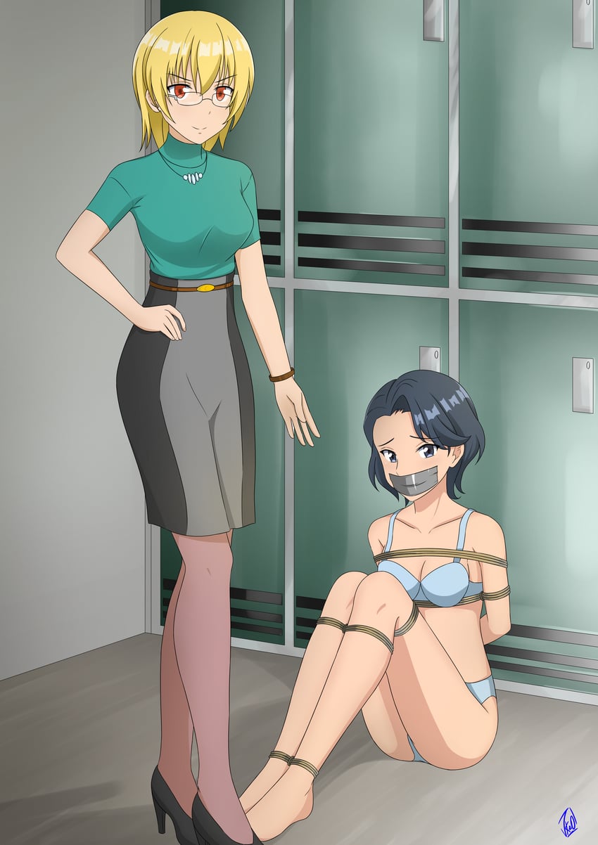 tachi kyouko (original and 2 more) drawn by vakaosciosa