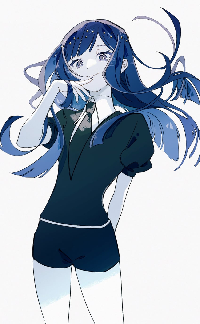 lapis lazuli (houseki no kuni) drawn by shiro_(kuro_guu)