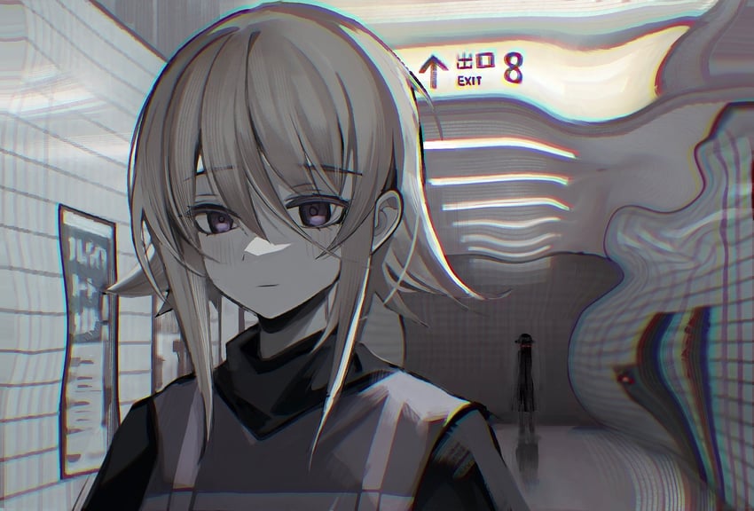 urotsuki and shadow lady (yume 2kki and 1 more) drawn by madproject6