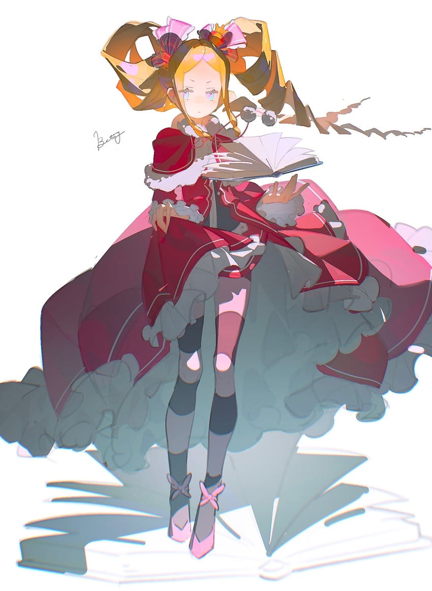 beatrice (re:zero kara hajimeru isekai seikatsu) drawn by fce_9