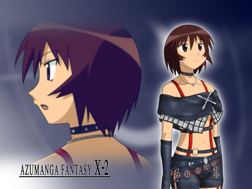 kagura and paine (final fantasy and 3 more) drawn by niinii