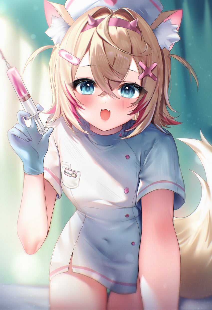 mococo abyssgard (hololive and 1 more) drawn by maru_ccy