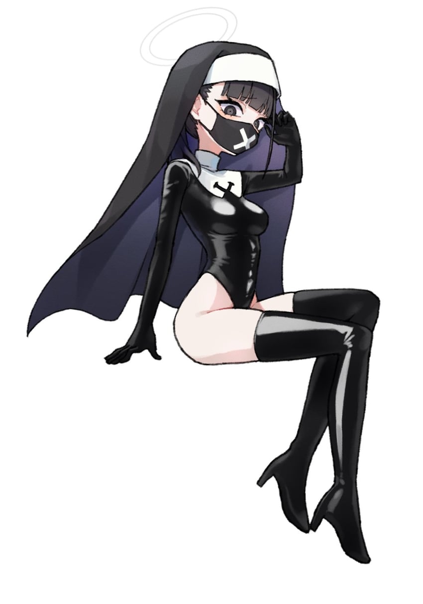 justina follower and sukeban (blue archive) drawn by 28_(282teeth)