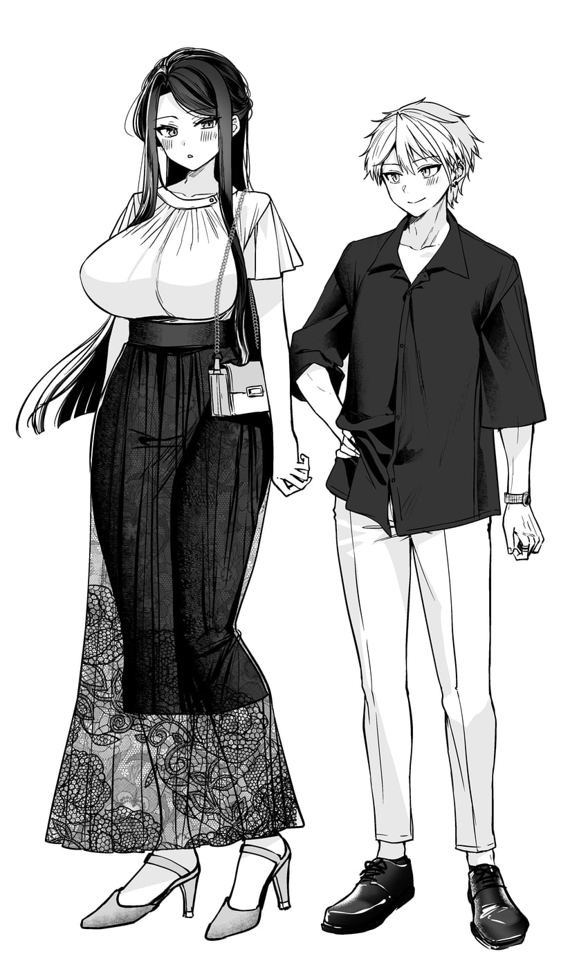 yaotome tsuyako and asuma mitsuya (original) drawn by yunamaro