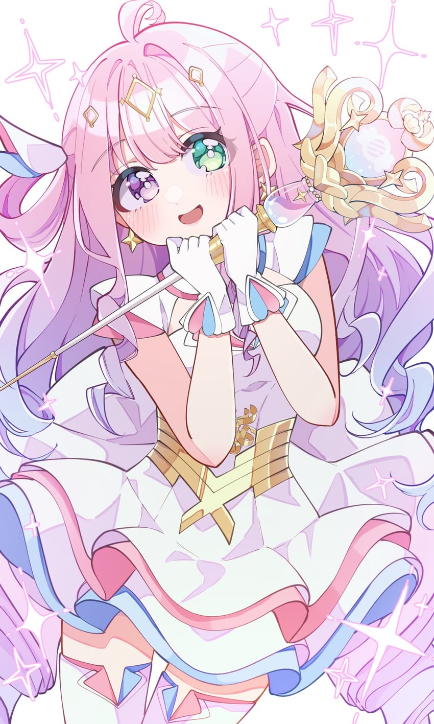 himemori luna (hololive and 1 more) drawn by kam_tuki