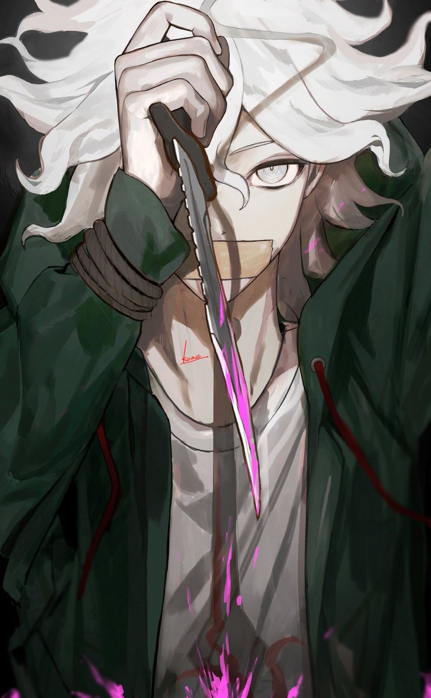 komaeda nagito (danganronpa and 1 more) drawn by kome_043