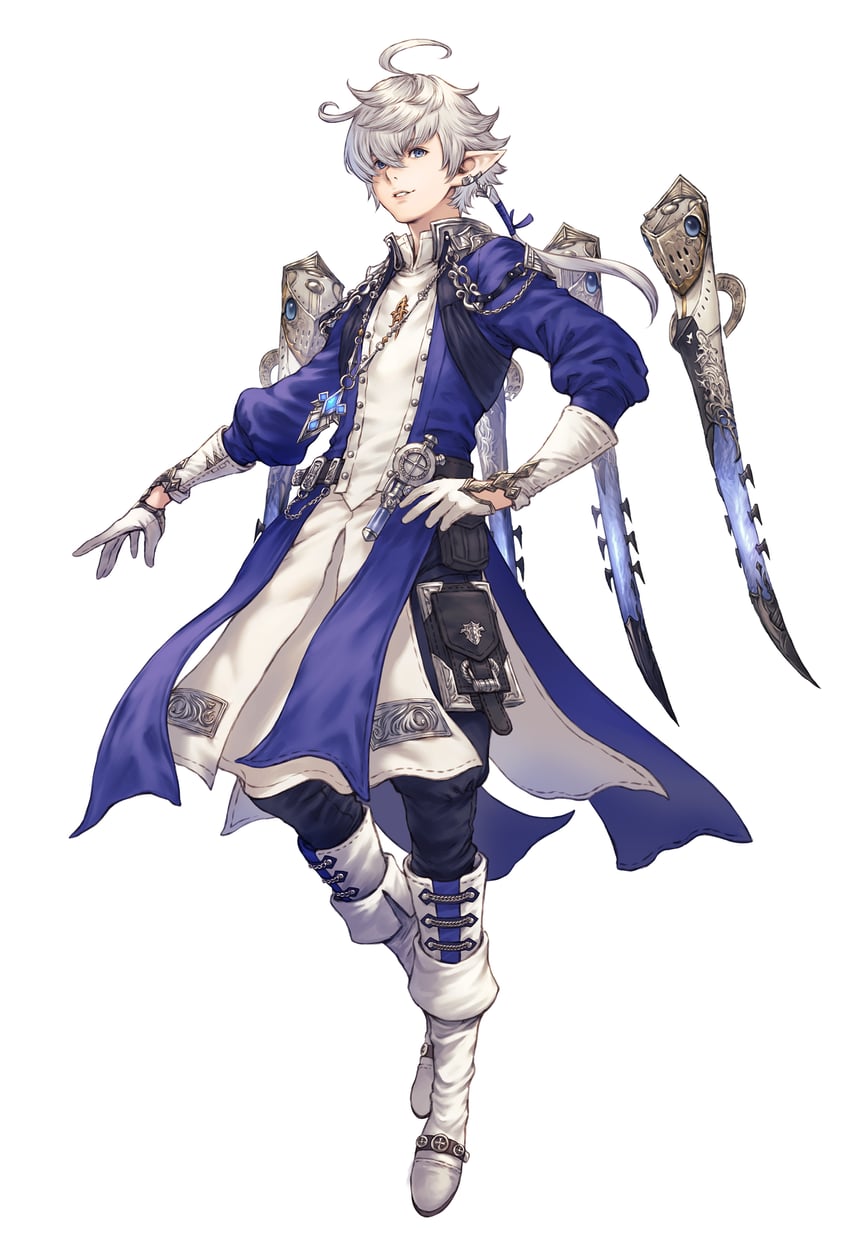 alphinaud leveilleur and sage (final fantasy and 1 more) drawn by makimura_shunsuke