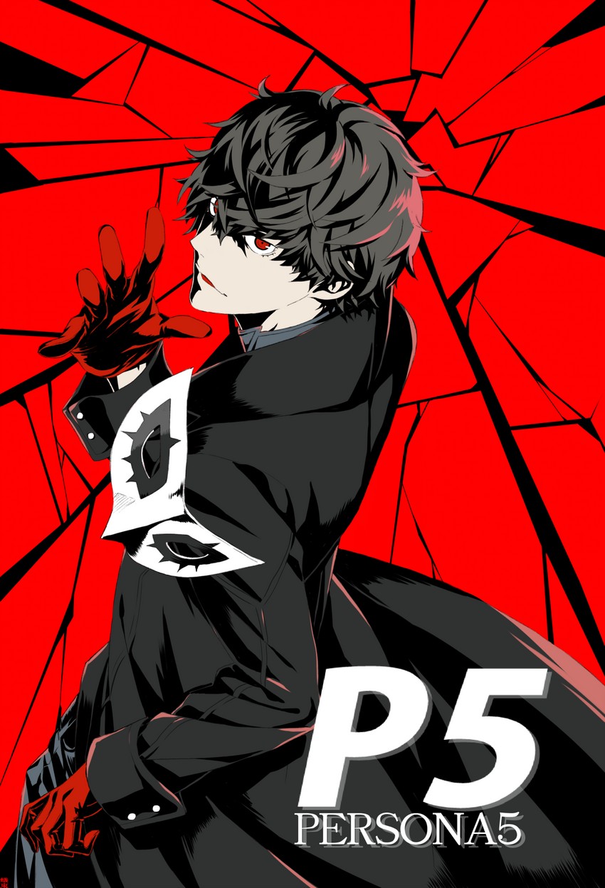 amamiya ren and joker (persona and 1 more) drawn by arizuka_(catacombe)