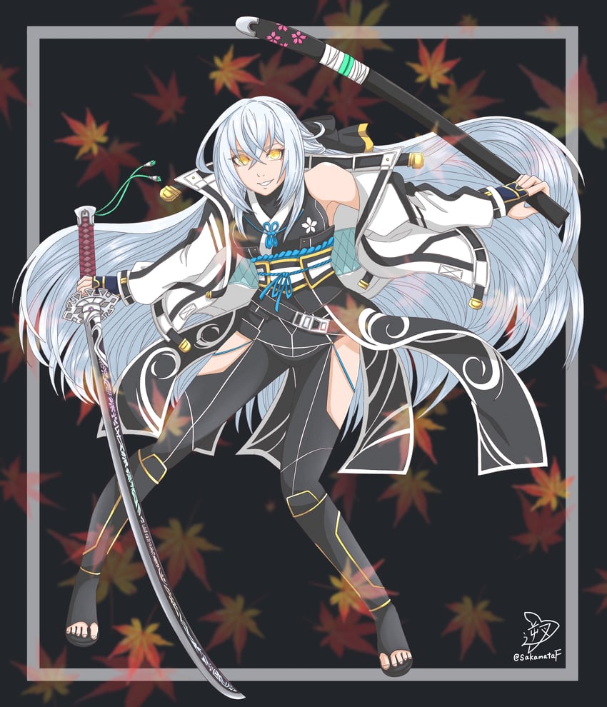 shizuna rem misurugi (eiyuu densetsu and 2 more) drawn by sakamata_kiseki