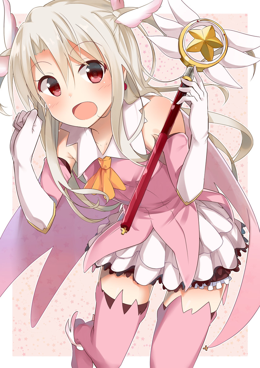 illyasviel von einzbern, prisma illya, and magical ruby (fate and 1 more) drawn by sasahara_wakaba