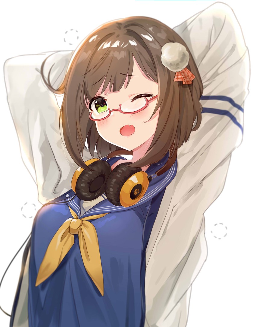maekawa miku (idolmaster and 1 more) drawn by wenquangua