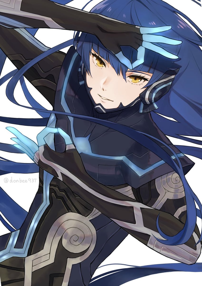 protagonist (shin megami tensei and 1 more) drawn by donbee937