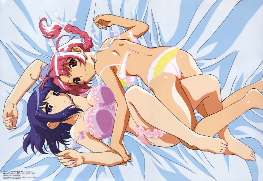 nakahara komugi and kokubunji koyori (megami magazine and 2 more) drawn by itou_katsunobu and satou_taka