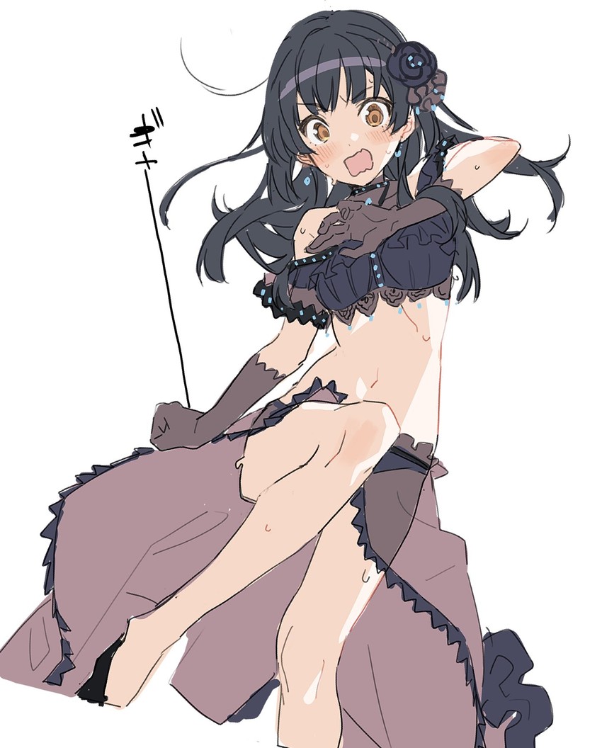mayuzumi fuyuko (idolmaster and 1 more) drawn by teshima_nari