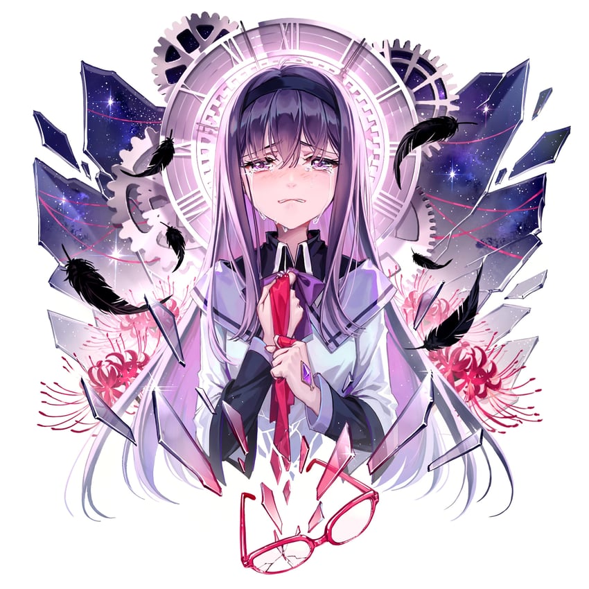 akemi homura (mahou shoujo madoka magica) drawn by maple_(maplehy)