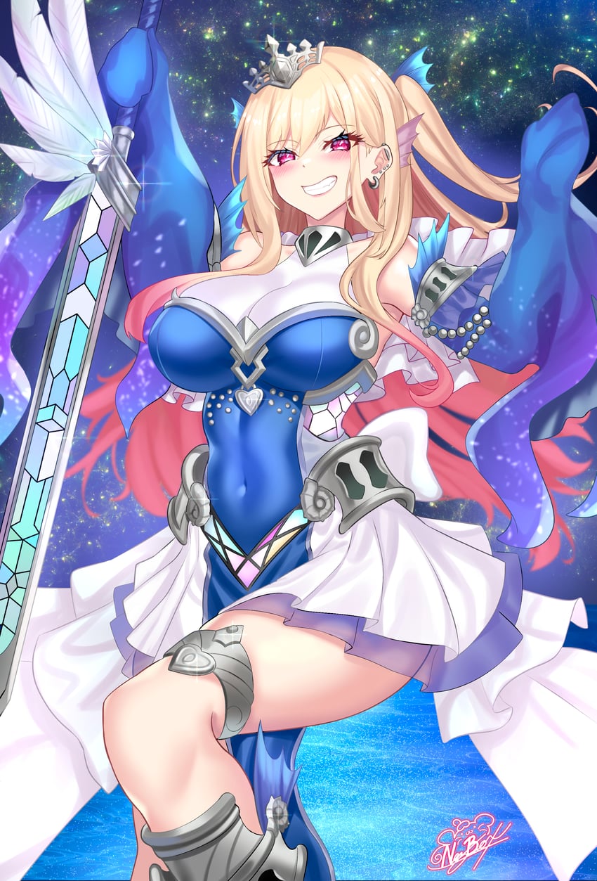 kitagawa marin and tearlaments scheiren (yu-gi-oh! and 1 more) drawn by nez-box