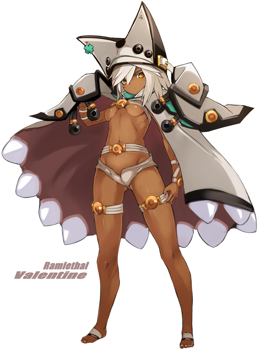 ramlethal valentine (guilty gear and 1 more) drawn by karukan_(monjya)