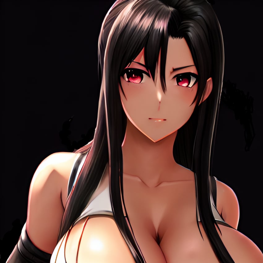 tifa lockhart (final fantasy and 1 more) drawn by siriai