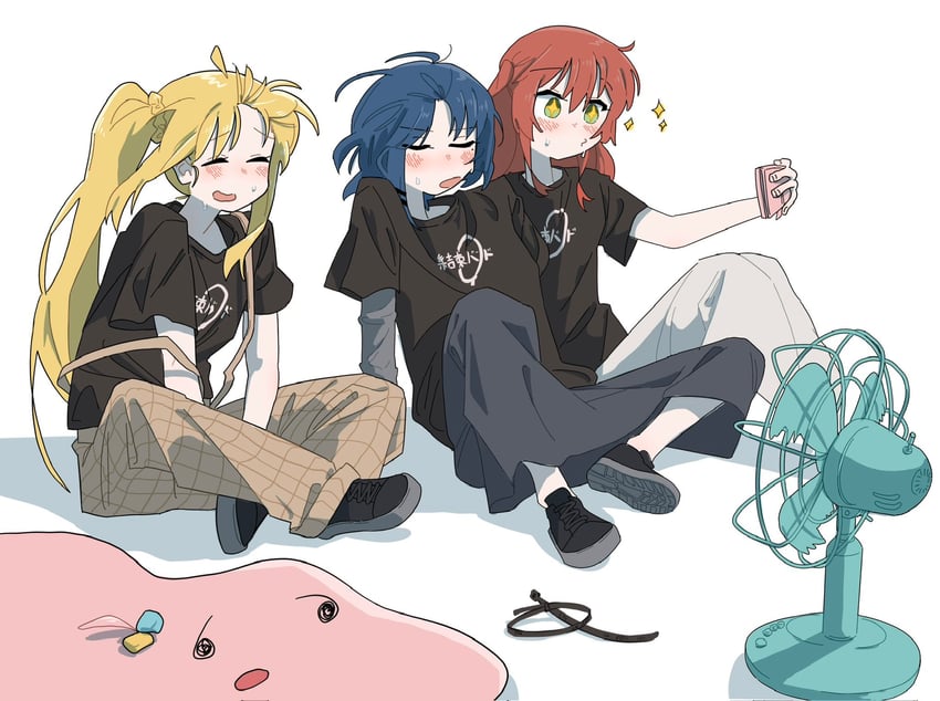 gotoh hitori, kita ikuyo, ijichi nijika, and yamada ryo (bocchi the rock!) drawn by schu_1112