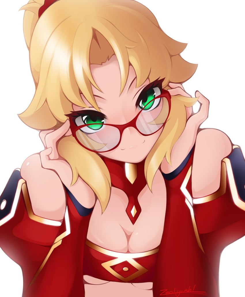 mordred (fate and 1 more) drawn by zealyush