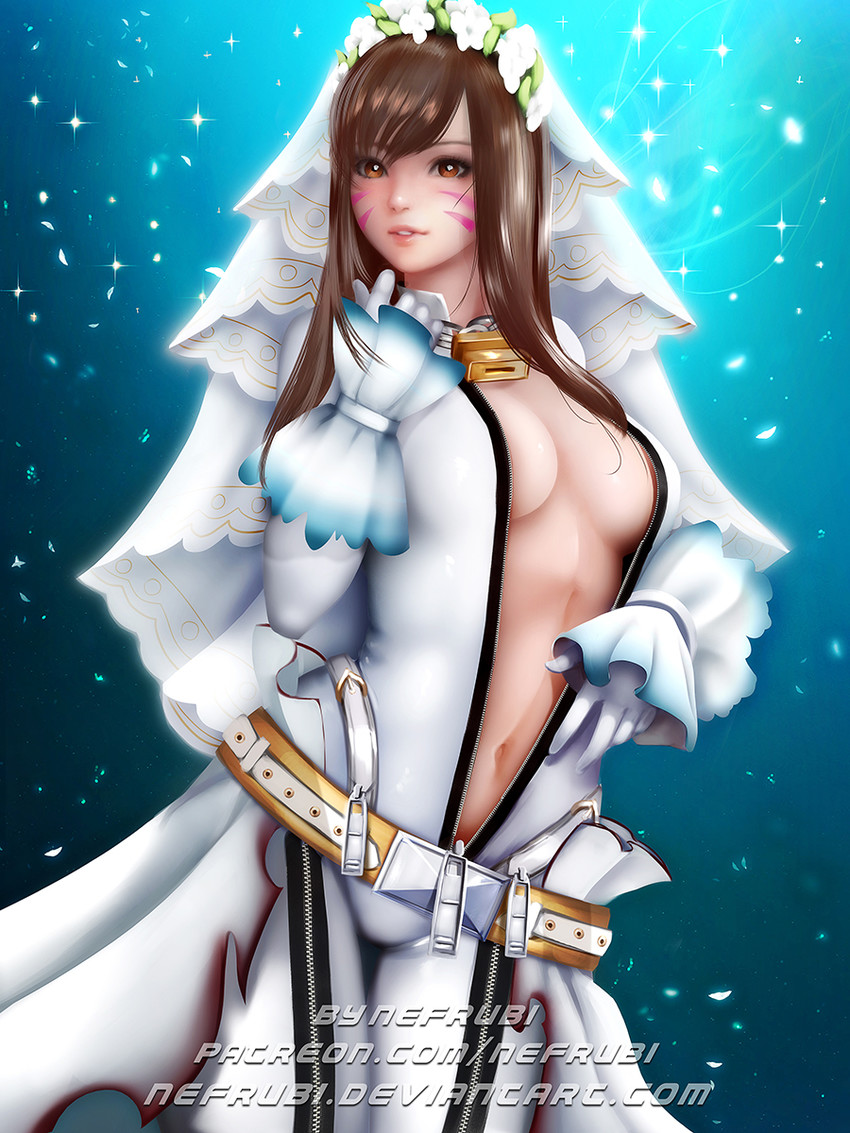 d.va and nero claudius (fate and 4 more) drawn by nefrubi