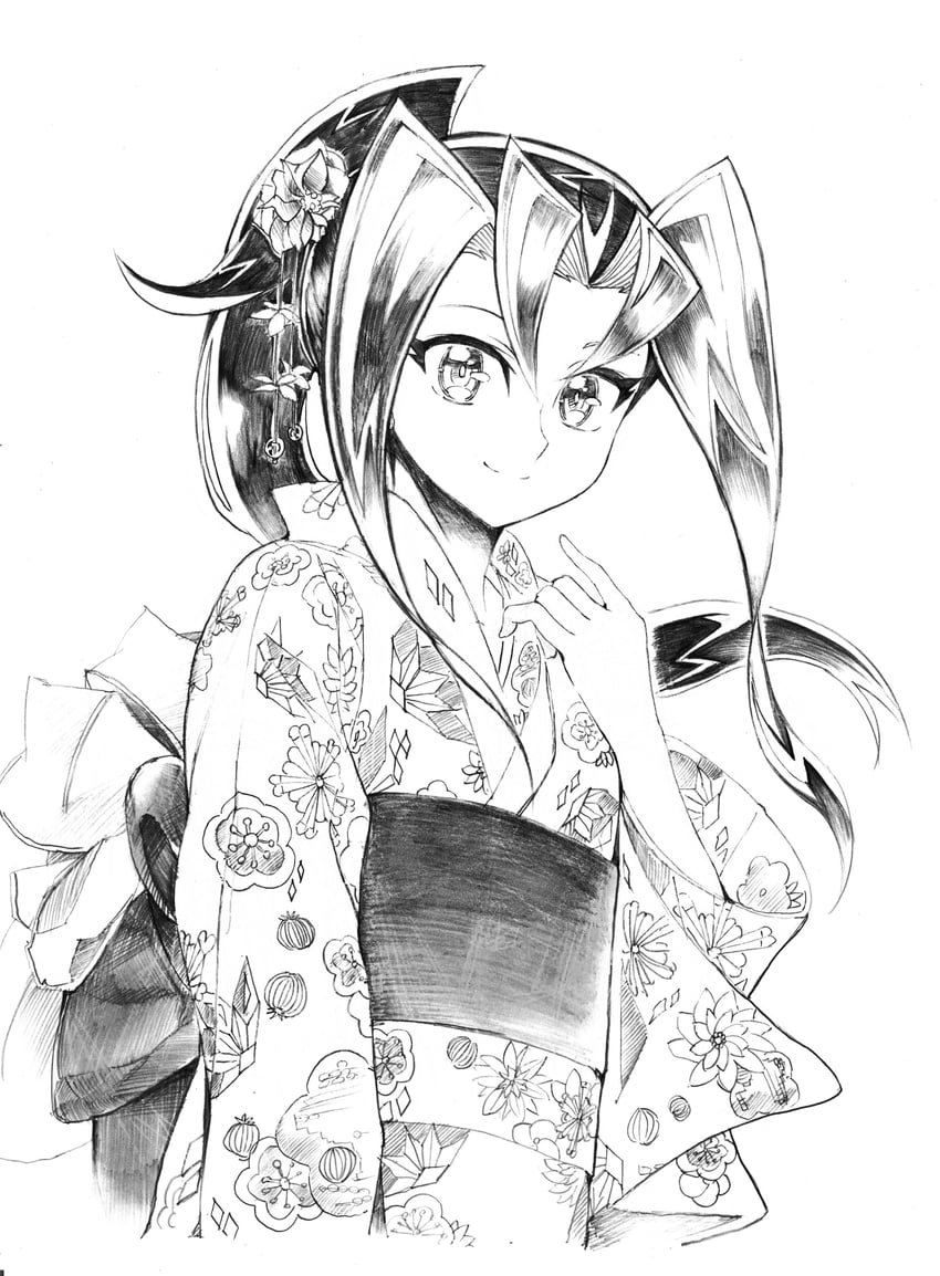 kamishiro rio (yu-gi-oh! and 1 more) drawn by sea_whites