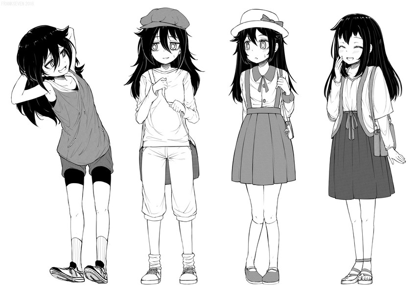 kuroki tomoko (watashi ga motenai no wa dou kangaetemo omaera ga warui!) drawn by frankseven