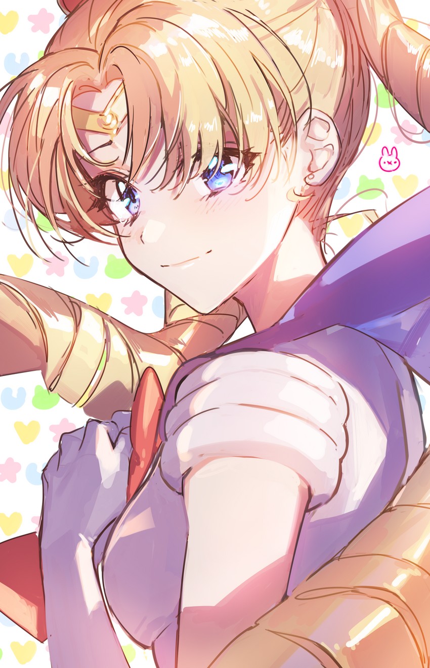 tsukino usagi and sailor moon (bishoujo senshi sailor moon) drawn by wata_(attaka_towel)