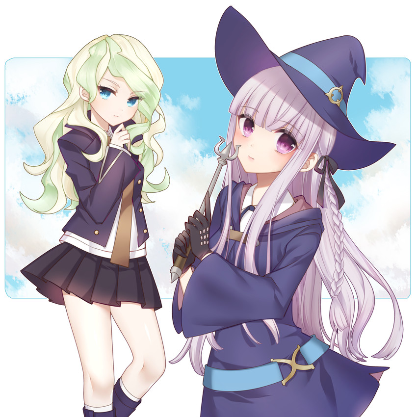 kirigiri kyoko, diana cavendish, and hikasa youko (danganronpa and 1 more) drawn by kaoruru_(sakuno2911)