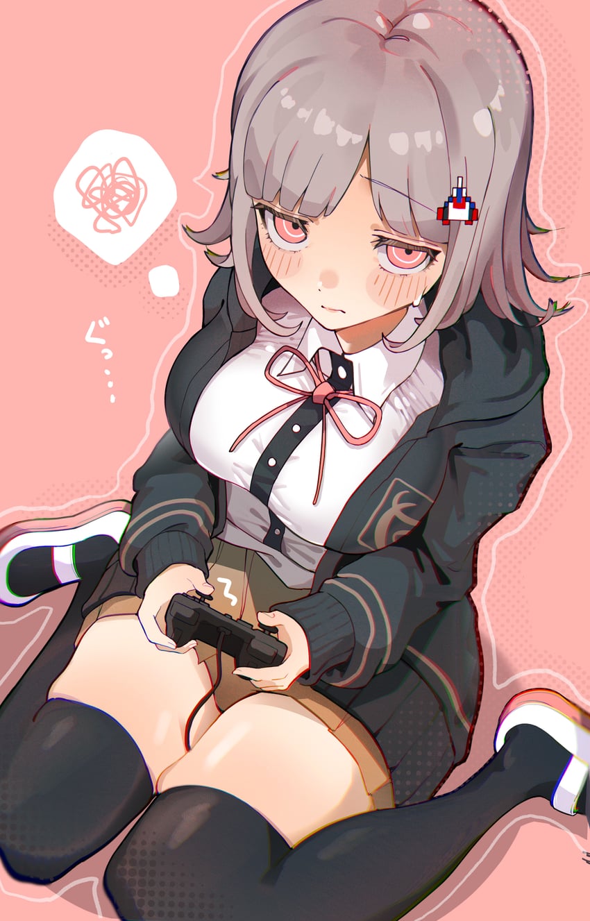nanami chiaki (danganronpa and 1 more) drawn by terea236565905