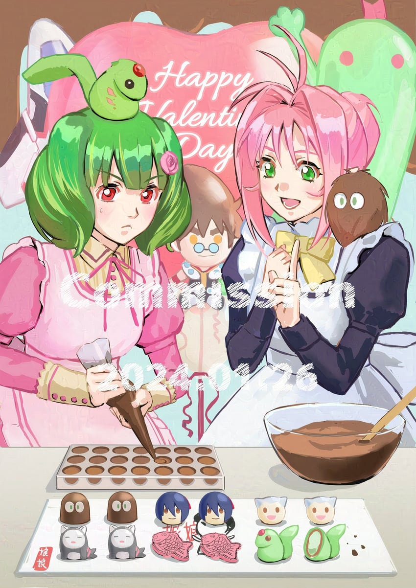 ranka lee, saotome alto, mylene jenius, nekki basara, vf-25, and 4 more (macross and 2 more) drawn by nekkikamille