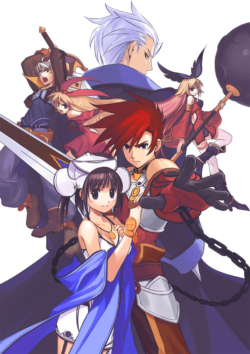 iris fortner, edge vanhite, nell ellis, yula ellis, alvero kronie, and 1 more (atelier and 2 more) drawn by futaba_jun