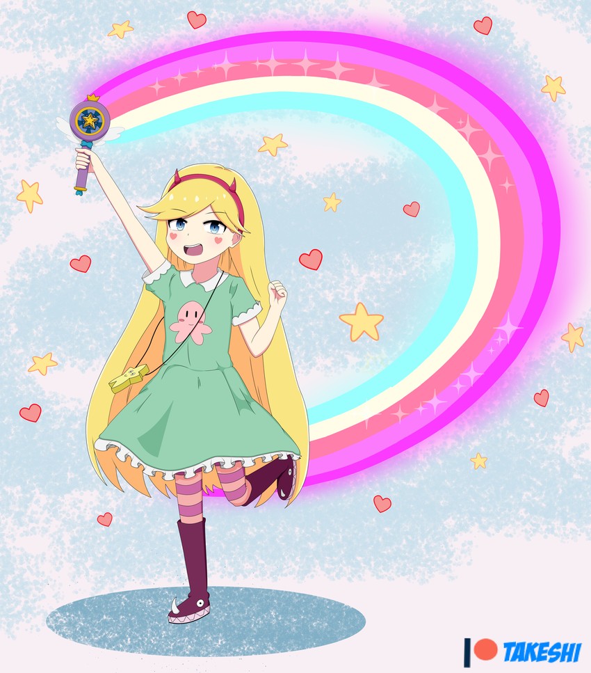 star butterfly (star vs the forces of evil) drawn by takeshi~