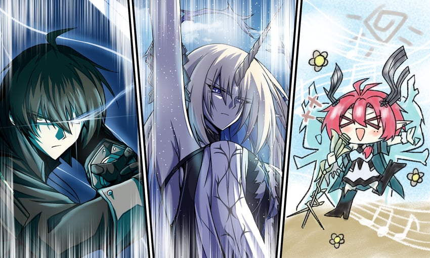 rover, male rover, fleurdelys, and ciaccona (wuthering waves) drawn by jazz9207
