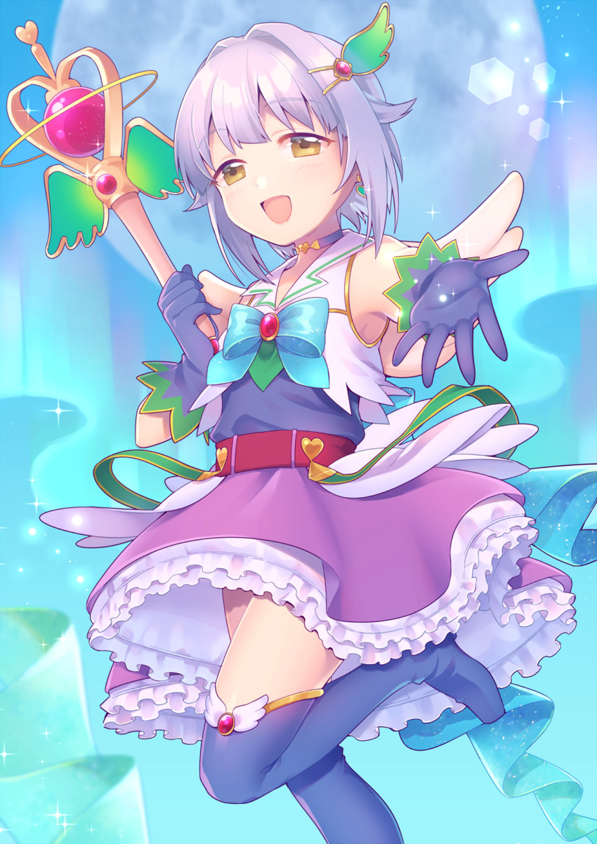koshimizu sachiko (idolmaster and 1 more) drawn by uso_(ameuzaki)
