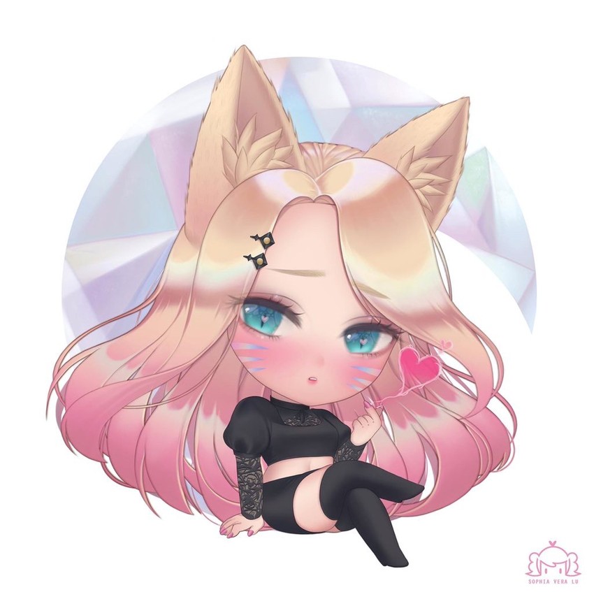 ahri and k/da ahri (league of legends) drawn by sophia_vera_lu