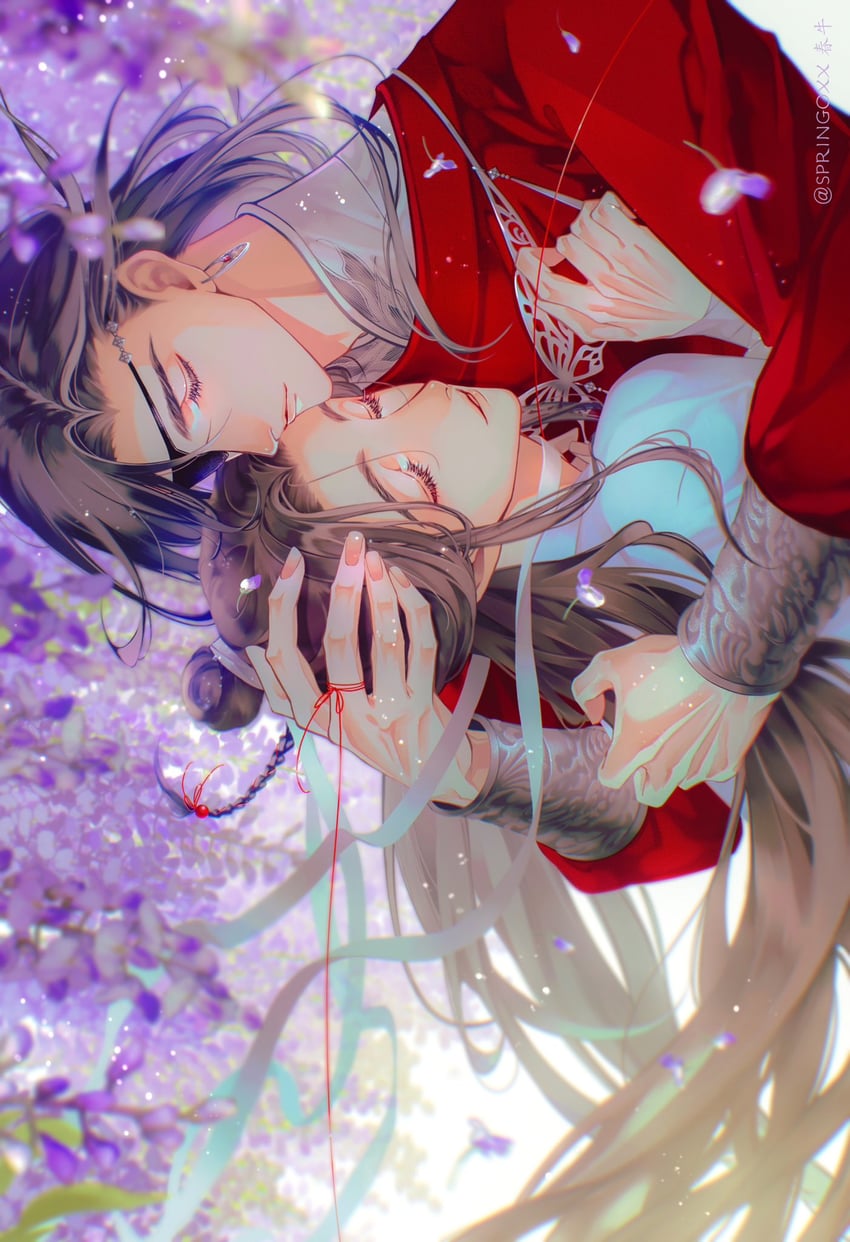 xie lian and hua cheng (tianguan cifu) drawn by springoxx